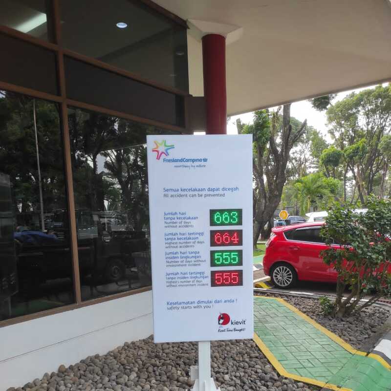 Hasil Pemasngan Sytem Display Counting K3